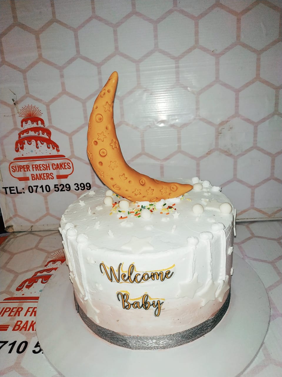 Baby shower cake 01 Super Fresh Cakes Kenya