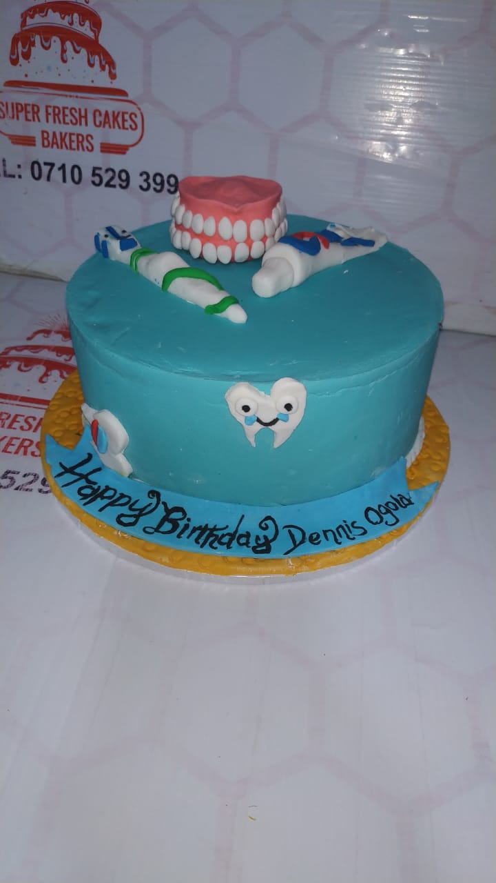 Dentist Happy birthday cake 1.5KG 1 Super Fresh Cakes Kenya